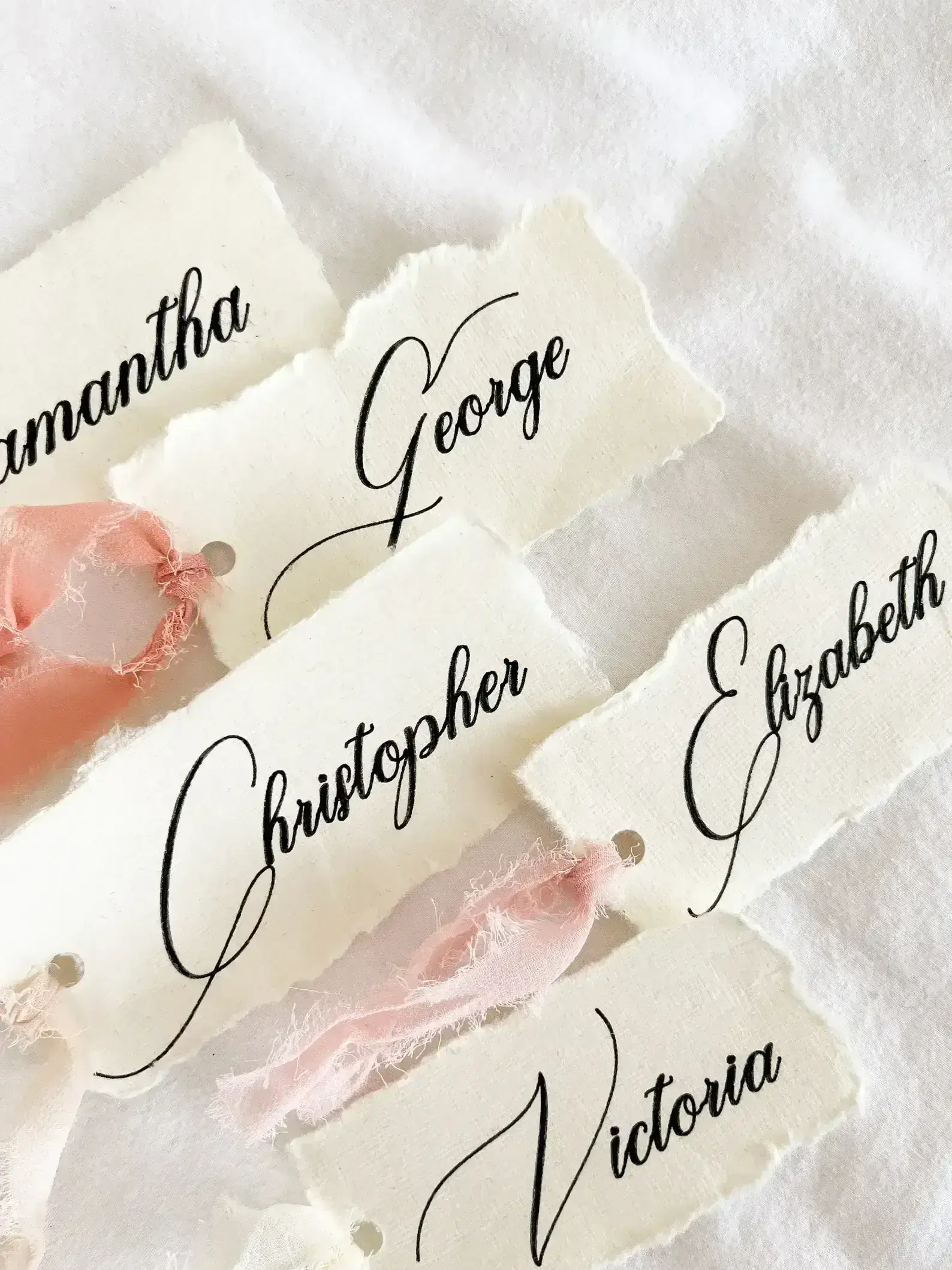 Wedding place cards