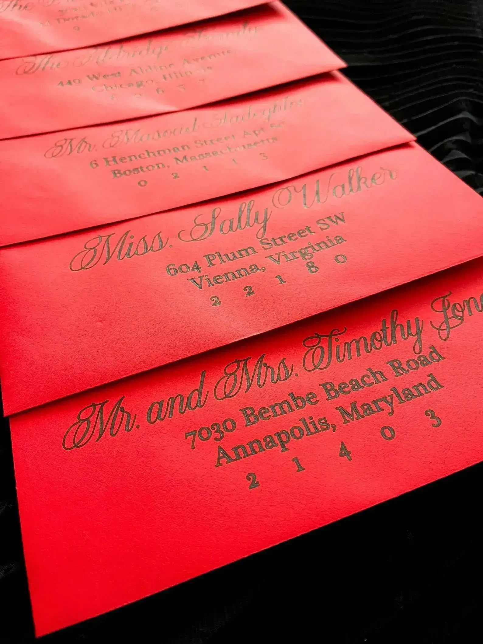 Custom calligraphy art piece